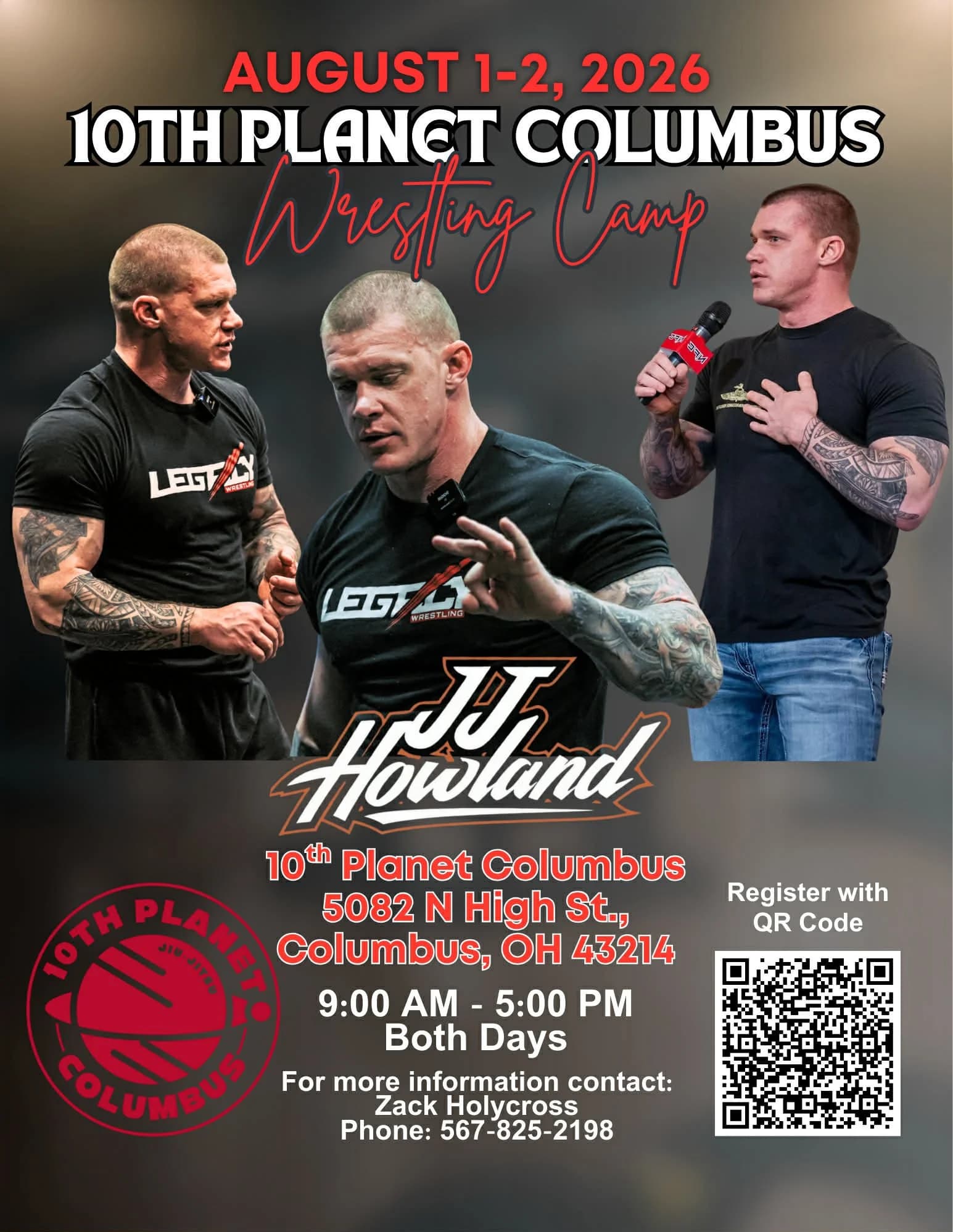 JJ Howland 2-Day Wrestling Camp at 10th Planet Columbus.